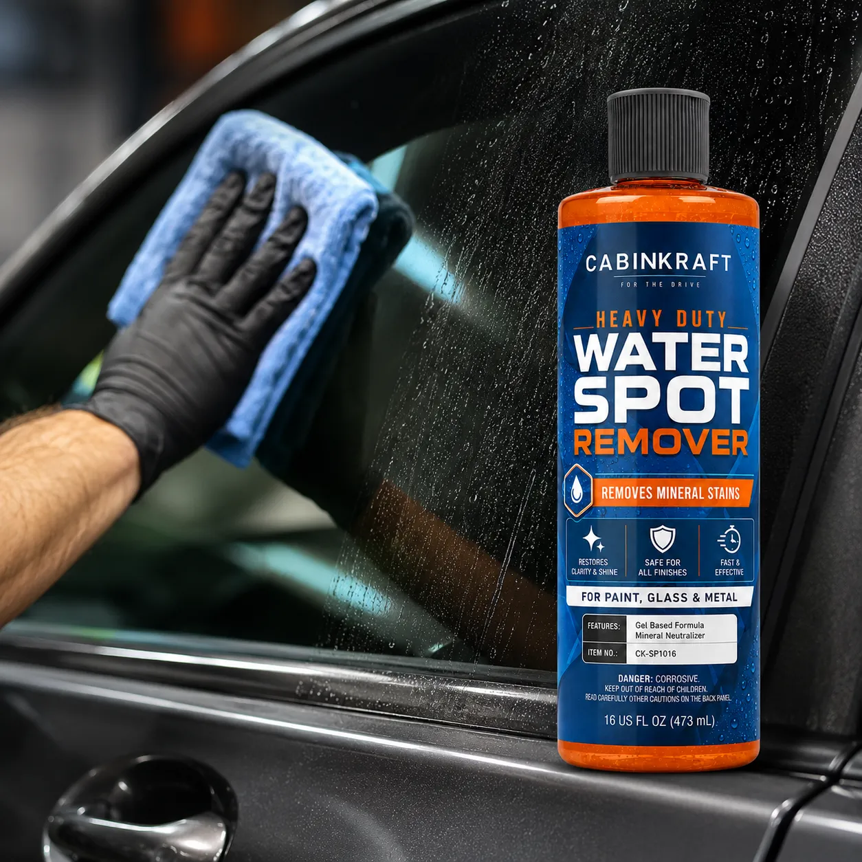Automotive Water Spot Remover for Glass, Paint and Wheels, 16 fl oz